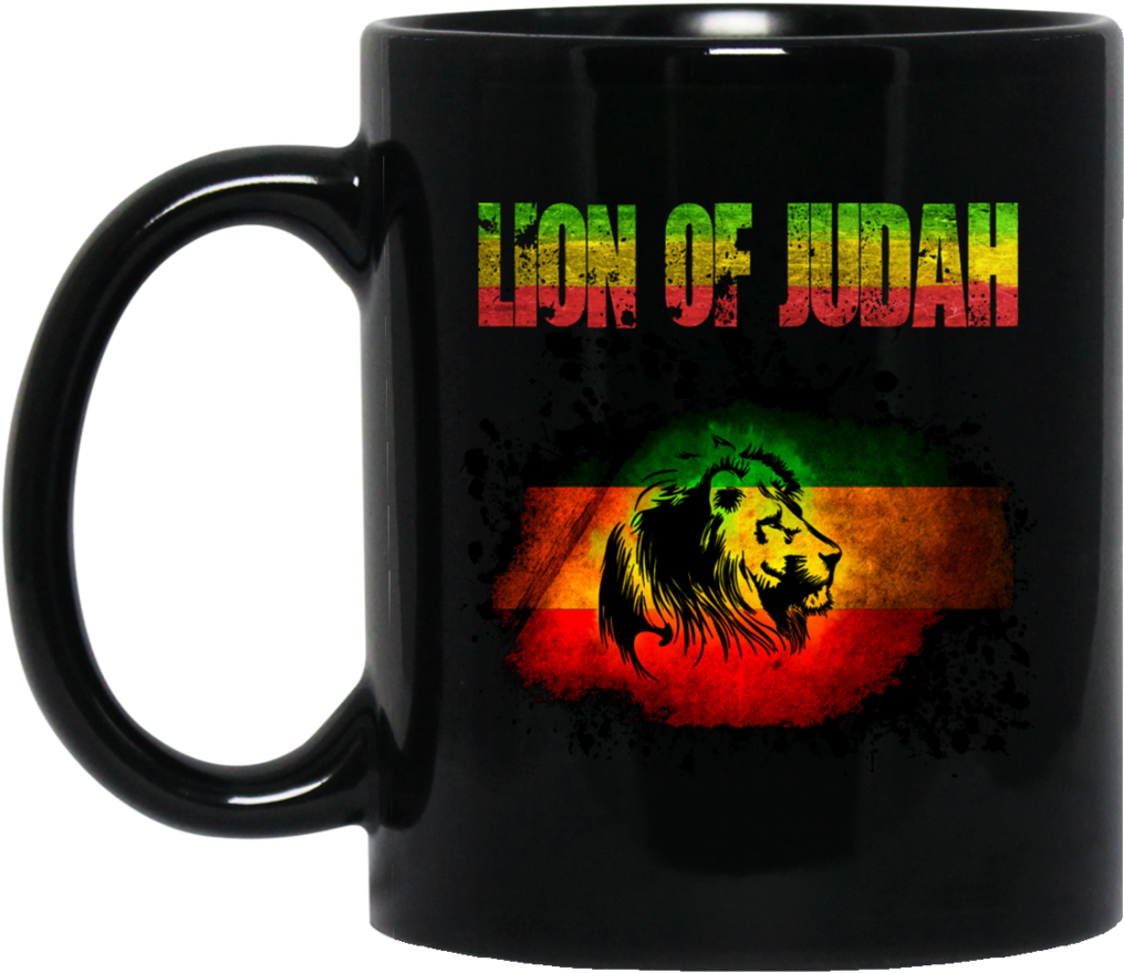 Bm11oz Lion Of Judah 11 Oz - Rasta Flag Adult Dog Tag Chain Necklace Lion Version (1024x1024), Png Download