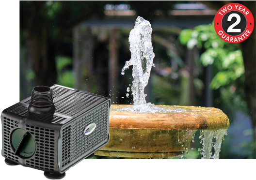 Fountain Pumps - Pennington Aquagarden Auto Shut Off Fountain Pump 150-300, (570x371), Png Download