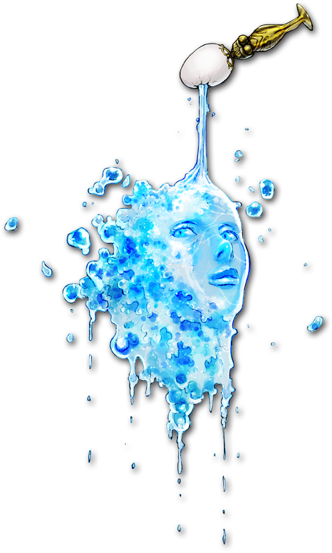 Fountain Of Life - Art (473x787), Png Download