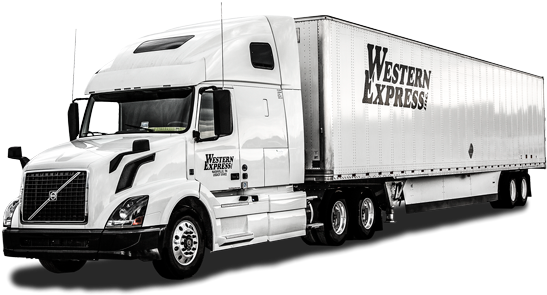 We Offer - - Western Express Truck (600x302), Png Download