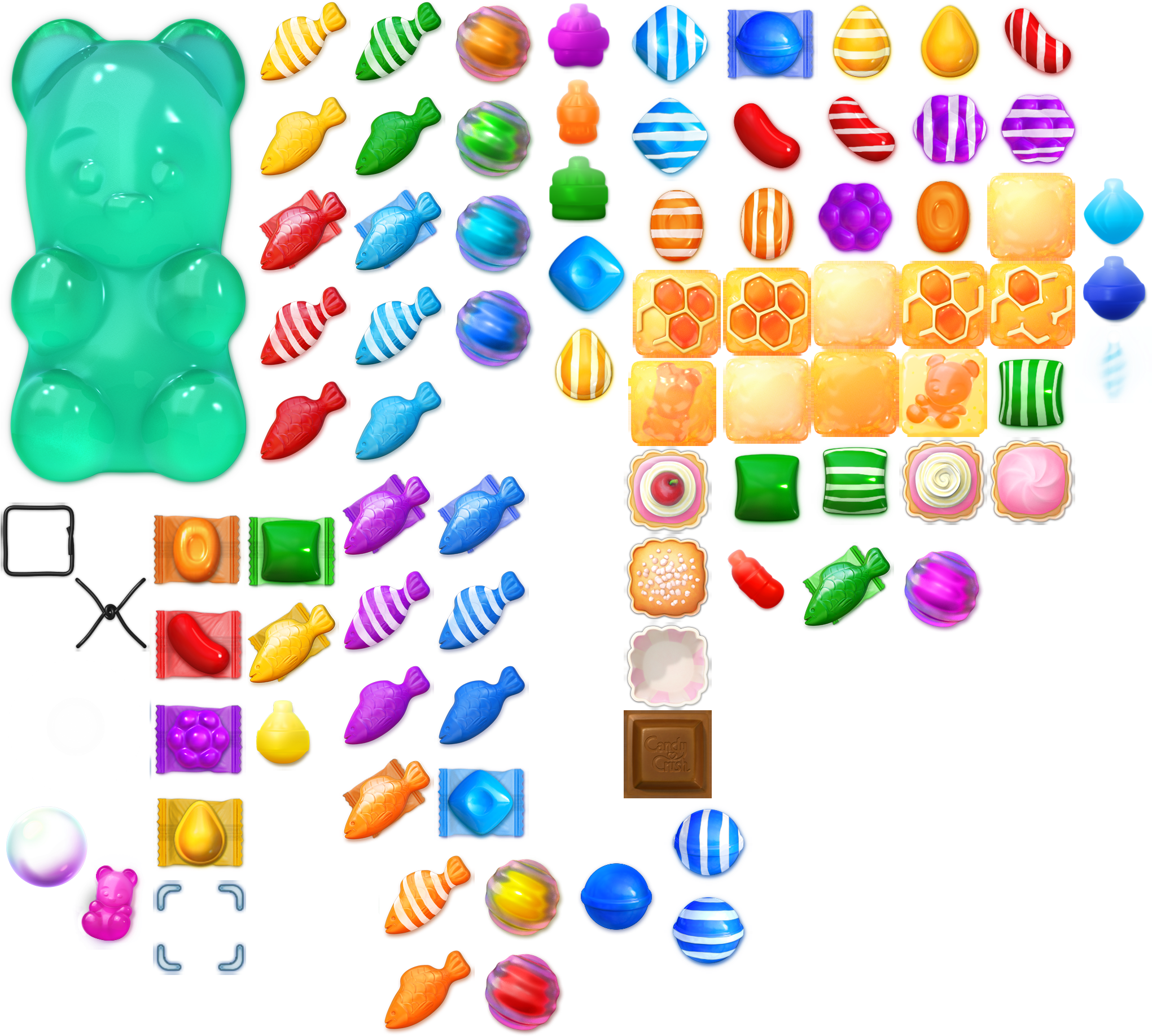 Image Result For Candy Crush Candy (2048x1846), Png Download