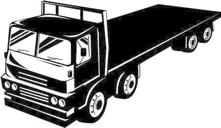 Flatbed - Camion De Plataforma Vector (450x450), Png Download
