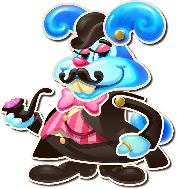 Candy Crush Characters Png - Candy Crush Jelly Liquorice Larry (593x633), Png Download