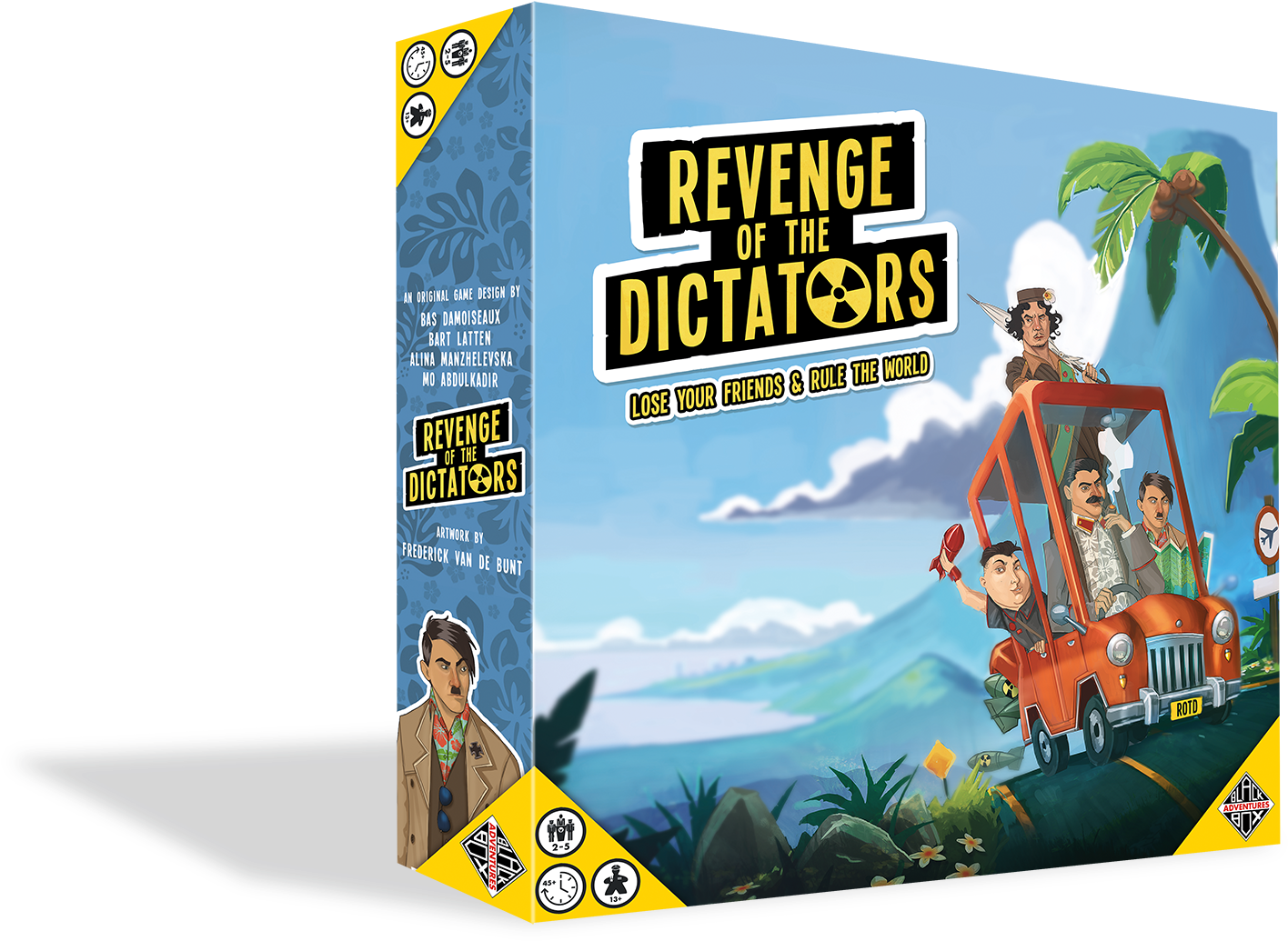 Box-rotd - Revenge Of The Dictators - Bordspel (1500x1233), Png Download