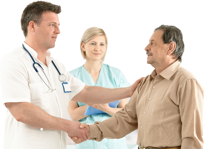 Por Qué Elegirnos - Equipo Medico Y Paciente (680x497), Png Download