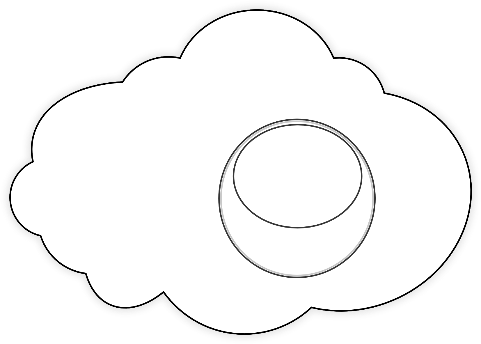 Fried Egg Clipart Egg Carton - Circle (1969x1392), Png Download