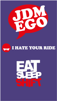 Jdm Ego Vector Logo Free Download - American Shifter Ascsnx1617774 Old Skool Series Translucent (400x400), Png Download