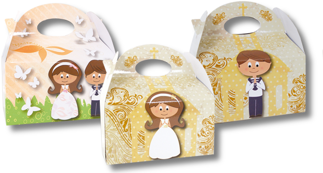 Verbetena Linea Comunion Cajitas Celebraciones 2016 - Verbetena Trinket Box – Communion Gold, Bag Of 24 (011900039) (680x358), Png Download