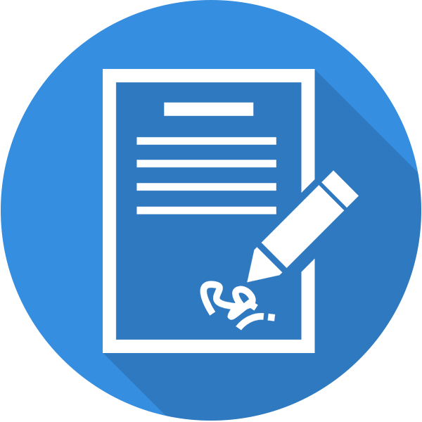 Pdf Icon Png Blue (600x600), Png Download