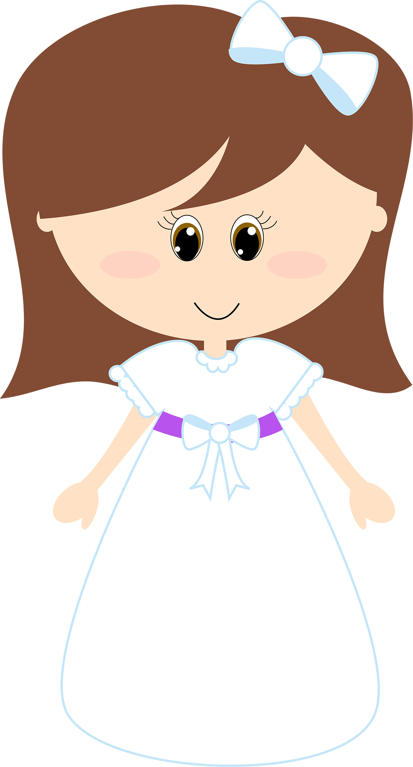 First Communion Minus - Girls First Communion Png (1349x2500), Png Download
