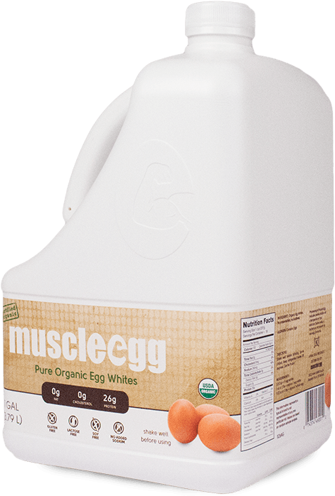 1 Gallon Jug Of Muscleegg Contains Approximately 168 - Gallon Of Eggs (474x708), Png Download