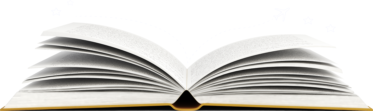An Open Book - Bücher Vorlesen (1528x456), Png Download