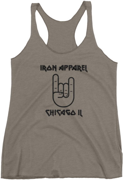 Metal Hand Women's Racerback Tank Top - Cat Even Right Meow - Tri-blend Racerback Tank (600x600), Png Download