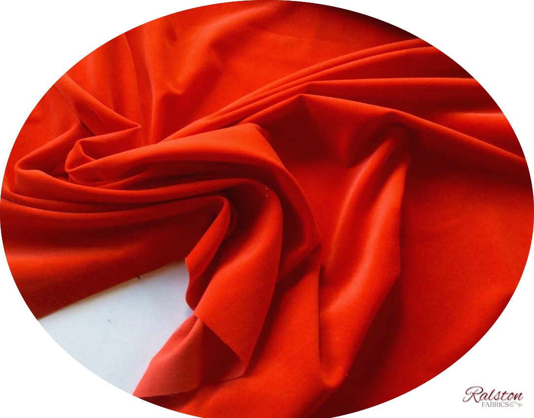 Red Cotton Velvet Fabric - Velvet (1083x847), Png Download