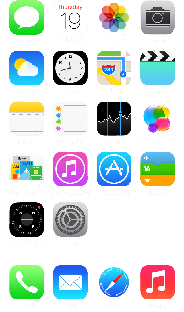 Kisses。 - Layouts Ga - - Iphone Home Screen White Background (640x1136), Png Download