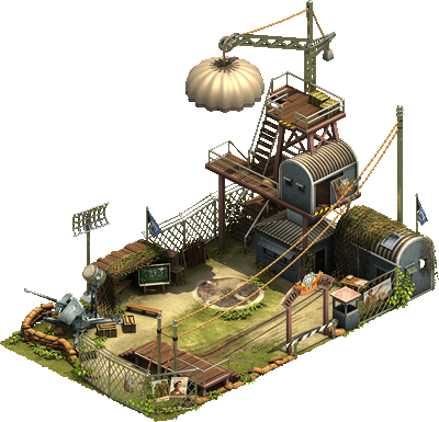 Paratrooper Camp - Forge Of Empires Ifv (400x385), Png Download