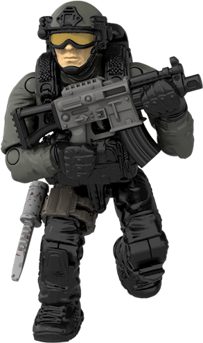 Jungle Paratrooper - Call Of Duty Mega Bloks Jungle Paratrooper (304x500), Png Download