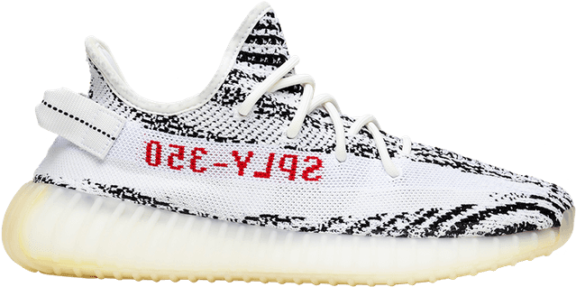 Yeezy Boost 350 V2 Zebra (750x750), Png Download