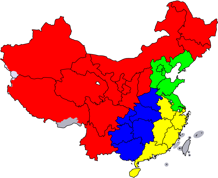 Us Population Fits In China 4 Times Over - Map Of Beijing And Shanghai (857x699), Png Download