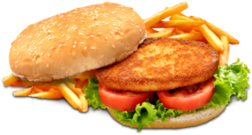 Burger Patty - Patty (500x268), Png Download