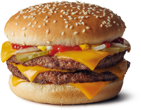Double Quarter Pounder® - Mcdonald's Double Quarter Pounder (700x480), Png Download