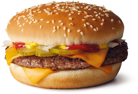 Take A Whole Quarter Pound* 100% Beef Patty Provided - Quarter Pounder (700x480), Png Download