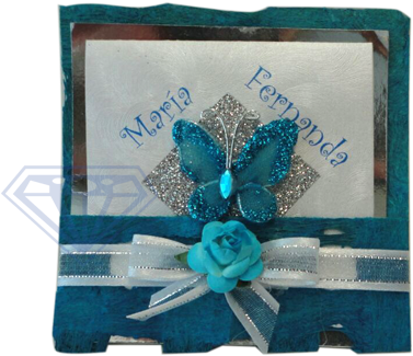Invitaciones Para Presentacion Y Bautizos Diamante - Invitaciones Presentacion Y Bautizo Junto (650x450), Png Download