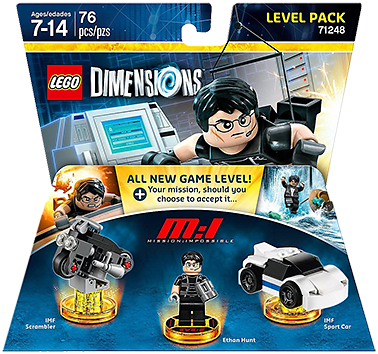 Mission-impossible - Lego Dimensions Mission Impossible Level Pack (378x354), Png Download