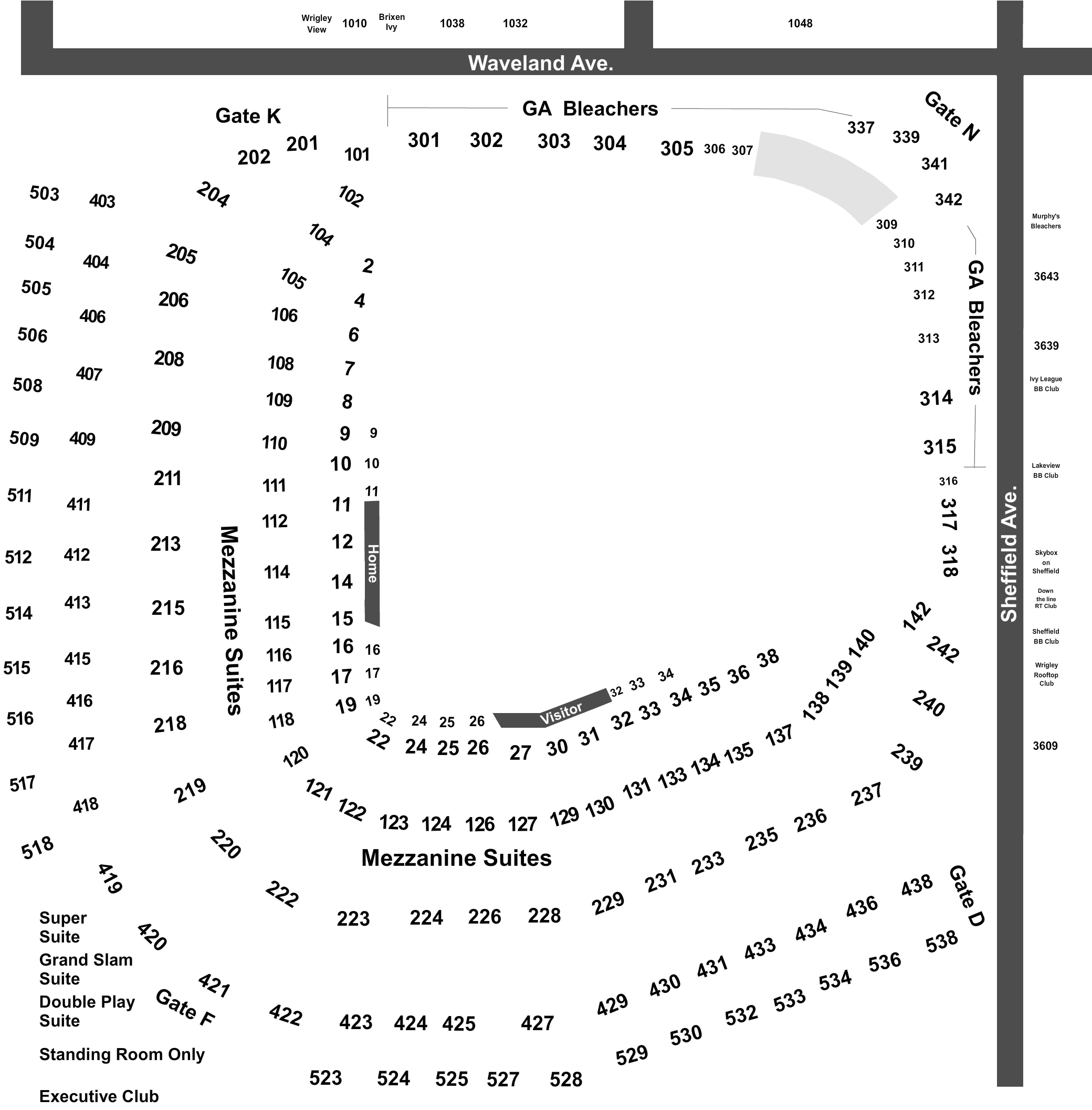 Legend - Wrigley Field (2100x2124), Png Download