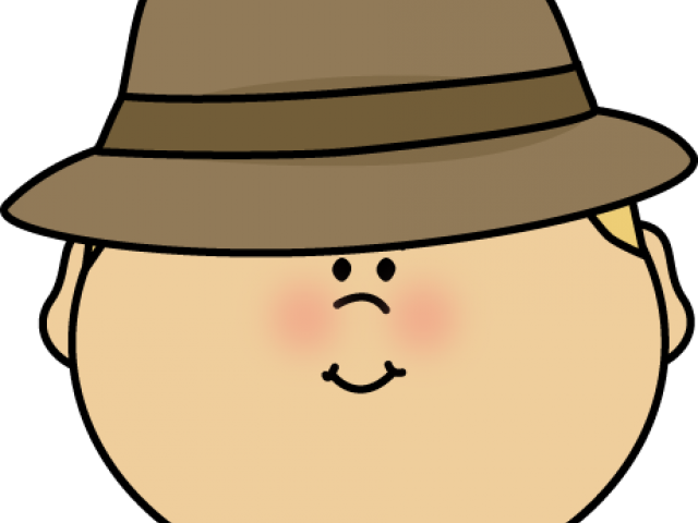 Dog Clipart Detective - Detective Hat Clipart (640x480), Png Download