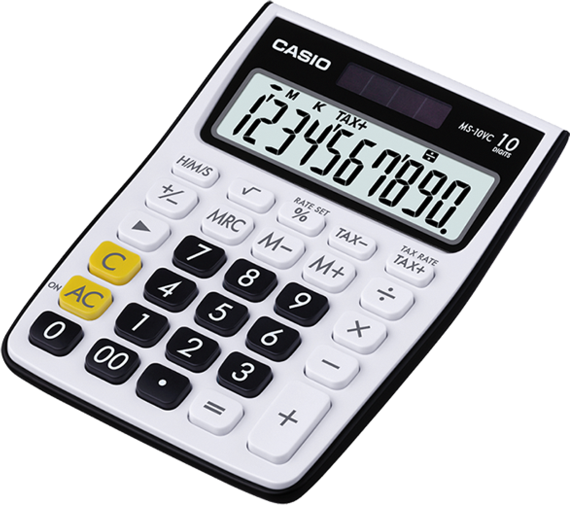 Of1979 - Calculadora Casio Ms 10vc (1200x1200), Png Download