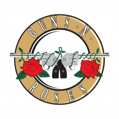 Guns N' Roses Logo - Guns N Roses Vector (400x400), Png Download