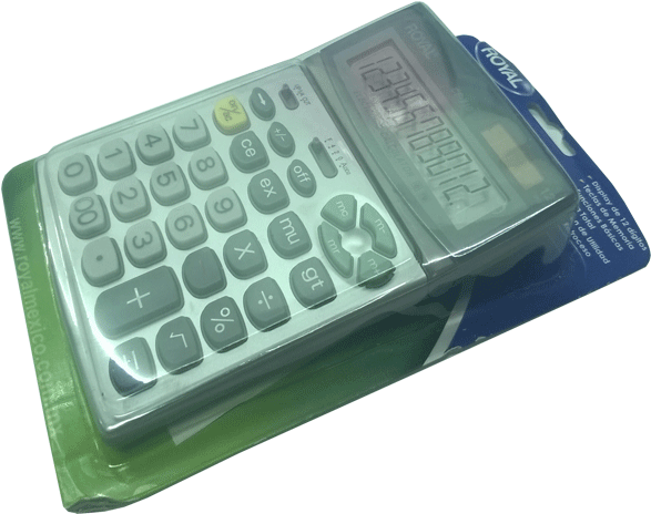 Calculadora Royal Ce-710 - Plastic (600x600), Png Download