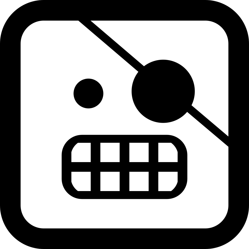 Pirate Emoticon Face With One Covered Eye In Square - Ojo Tapado Pirata (980x980), Png Download