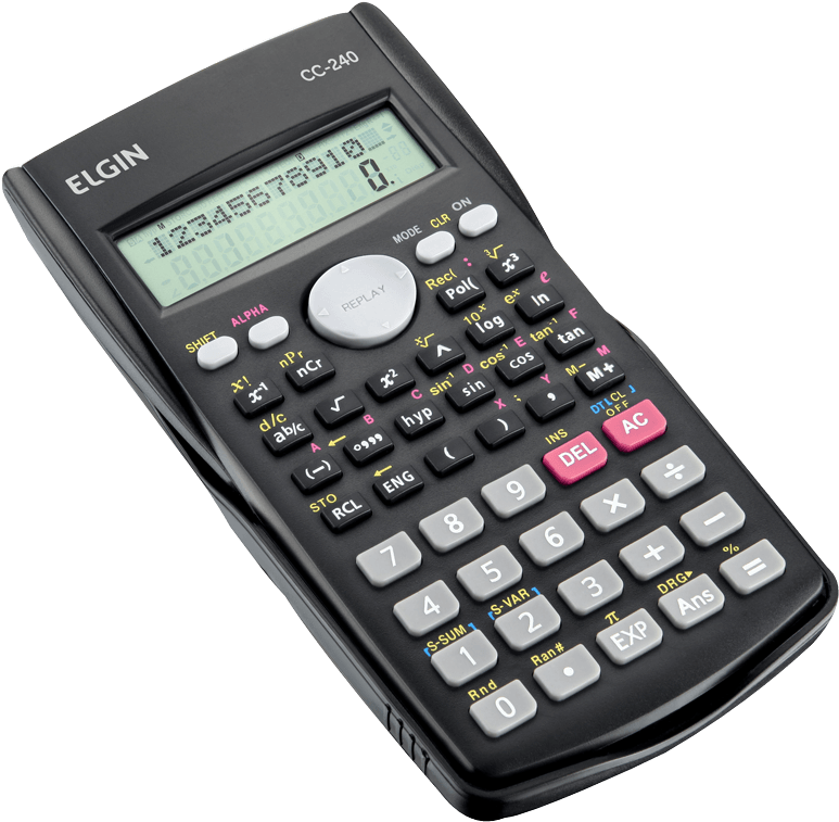 Calculadora Científica Cc240 Elgin - Calculadora Cientifica Elgin (1000x882), Png Download