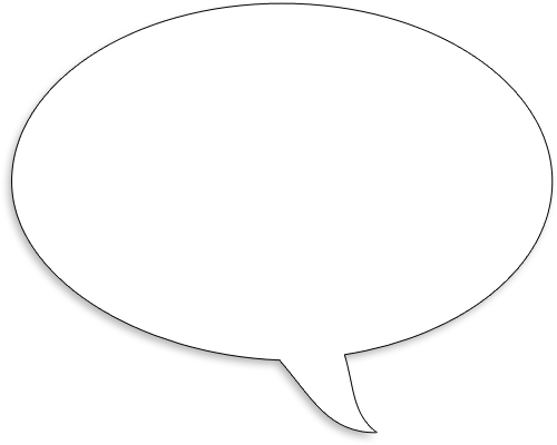 Yellow Arrow, Exclaimation Bubble, Speech Bubble, Thought - Speech Bubble Black Background (500x400), Png Download