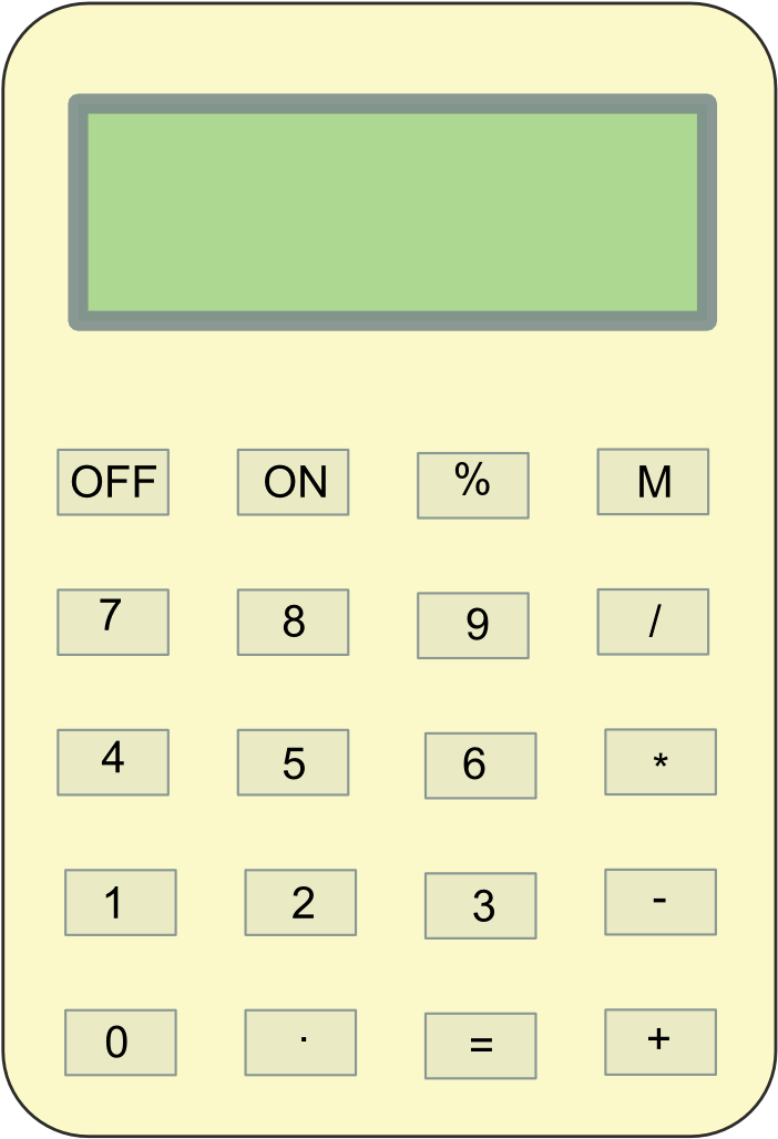 Calculadora - Number (992x1300), Png Download