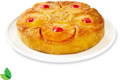 Pineapple Upside-down Cake Recipe With Truvía® Brown - Pineapple Upside Down Cake Transparent (460x553), Png Download