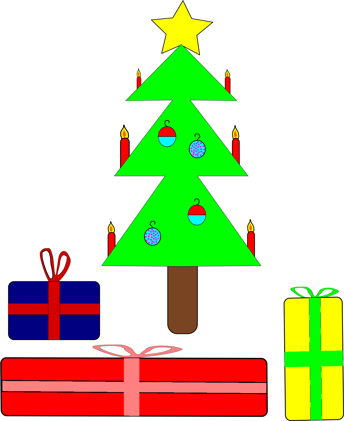 Machovka Christmas 2 Scalable Vector Graphics Svg Clip - Christmas Tree Clip Art (999x1223), Png Download