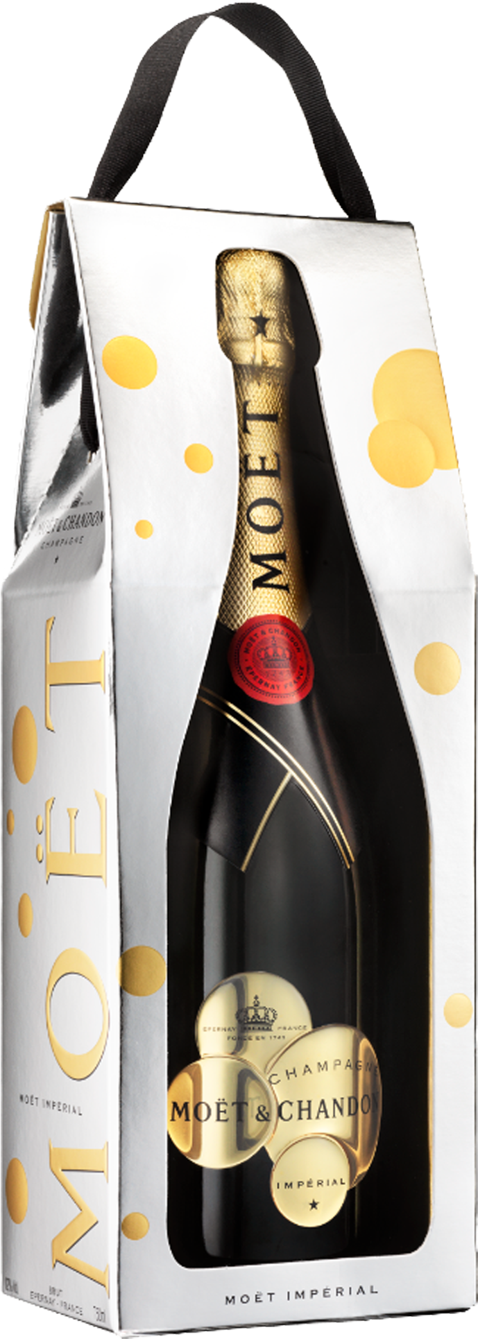 Moët & Chandon Brut Impérial So Bubbly Festive Gift - Moet & Chandon Brut Imperial Non Vintage Champagne (1600x2000), Png Download