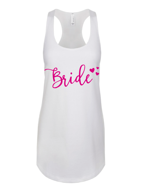 Playera Blanca Bride 3 Corazones - Active Tank (1000x1000), Png Download
