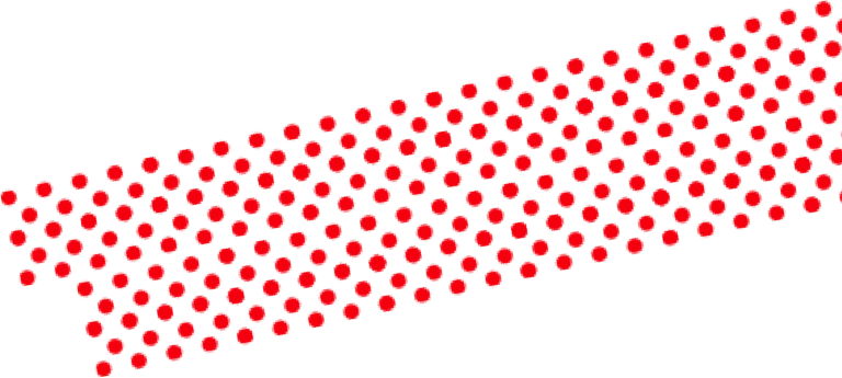 Bottom-points - Polka Dot (768x345), Png Download