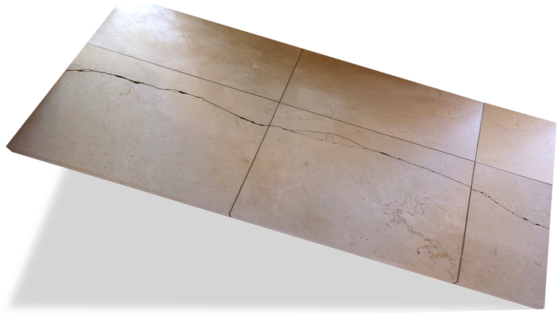 Grout Cracking - Floor (1085x619), Png Download