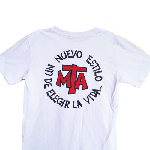 Playera Blanca Mta - Active Shirt (500x500), Png Download