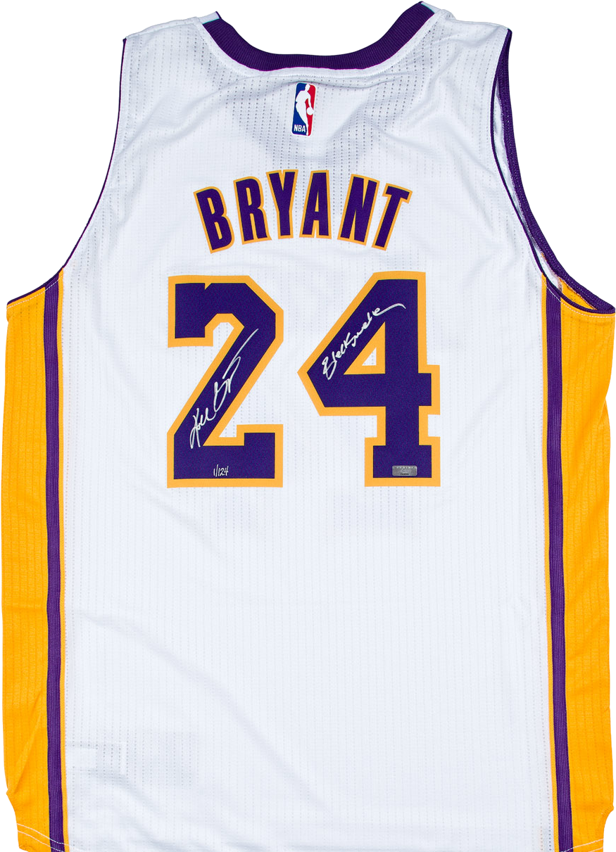 Download Share White Lakers Jersey Kobe Full Size PNG Image PNGkit