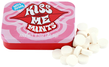 Kiss Me Mints - Kiss Me Mints Romantic Gift In Tin (500x500), Png Download