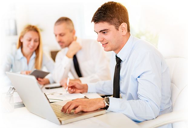 People-working - Meeting (650x438), Png Download