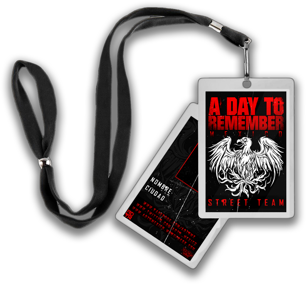 El Diseño Del Gafete Es Este - Day To Remember (1200x1200), Png Download