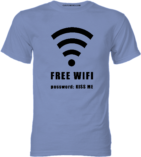 Free Wifi Password Kiss Me Tshirt - Free Kiss T Shirt (640x640), Png Download