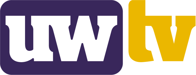 Uwtvlogo Basic Purpleandyellow - Uw Tv Logo (650x251), Png Download